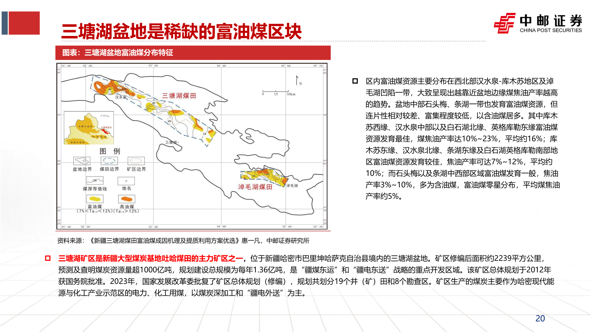 各位网友请教一下三塘湖盆地是稀缺的富油煤区块?