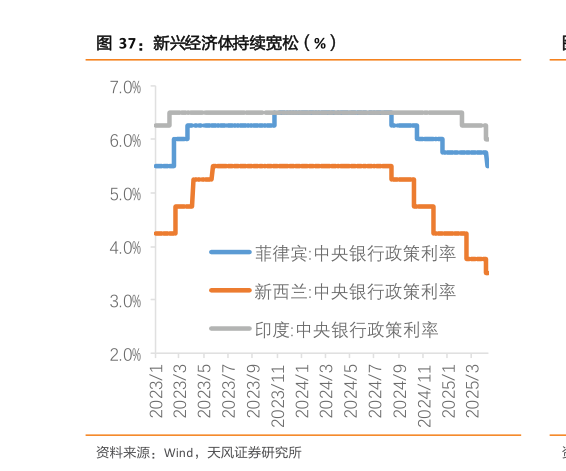 咨询大家新兴经济体持续宽松（%）