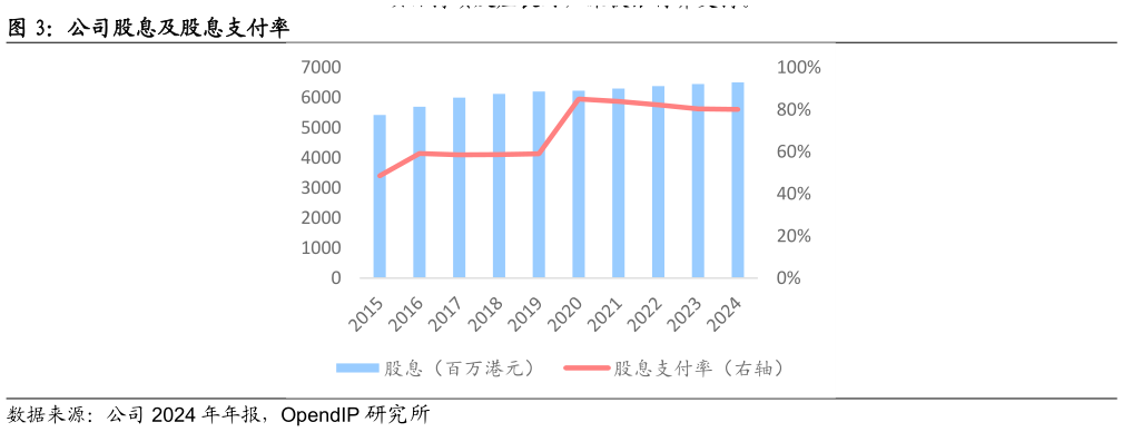 谁能回答公司股息及股息支付率