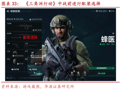 我想了解一下三角洲行动中战前进行配装选择