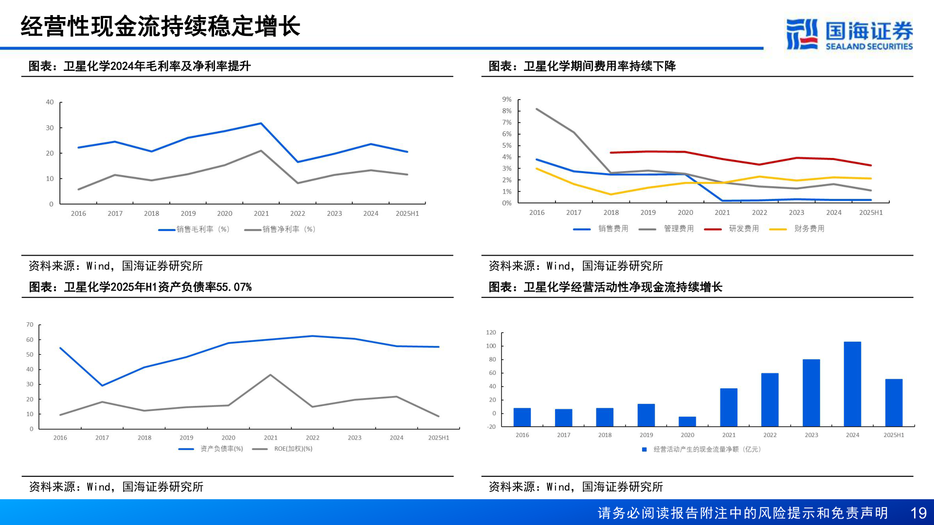 如何解释经营性现金流持续稳定增长