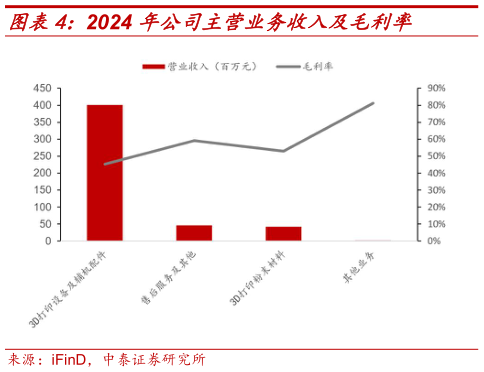 如何解释2024 年公司主营业务收入及毛利率