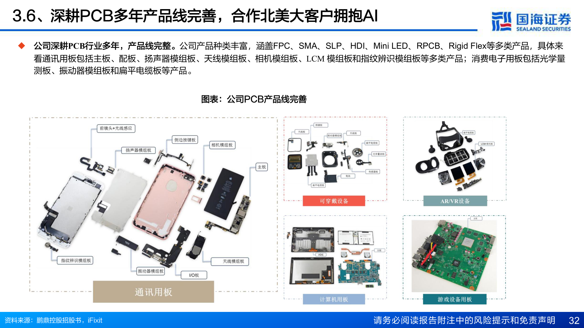 谁知道3.6、深耕PCB多年产品线完善，合作北美大客户拥抱AI