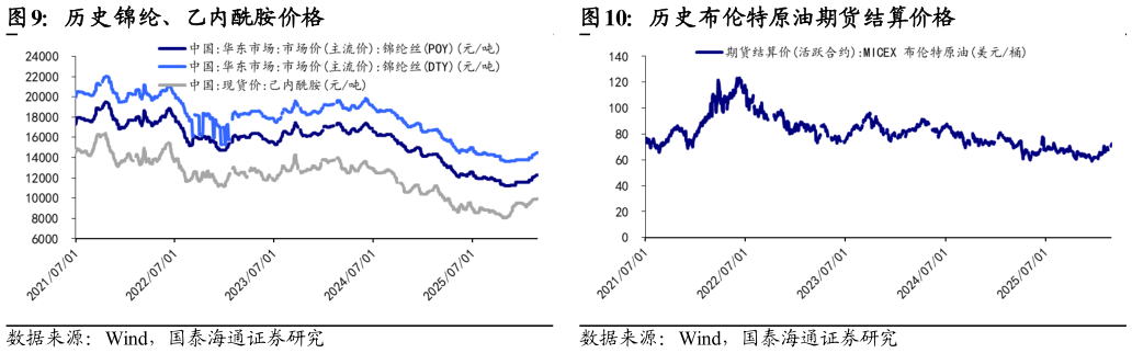 如何看待历史锦纶、乙内酰胺价格