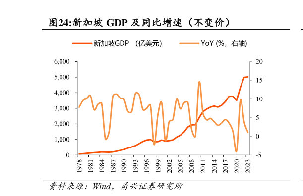 谁能回答新加坡 GDP 及同比增速（不变价）