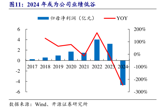 谁能回答2024 年或为公司业绩低谷