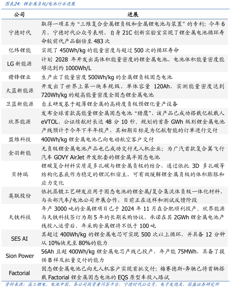 如何了解锂金属负极电池行业进展