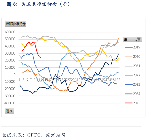 咨询大家美玉米净空持仓（手）
