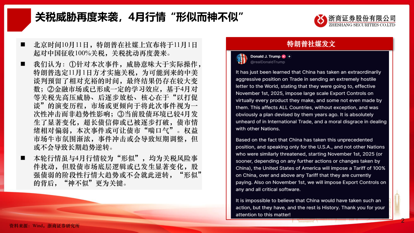 怎样理解特朗普社媒发文