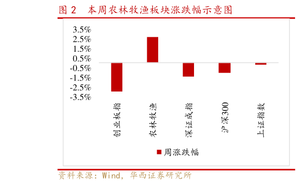 如何看待本周农林牧渔板块涨跌幅示意图