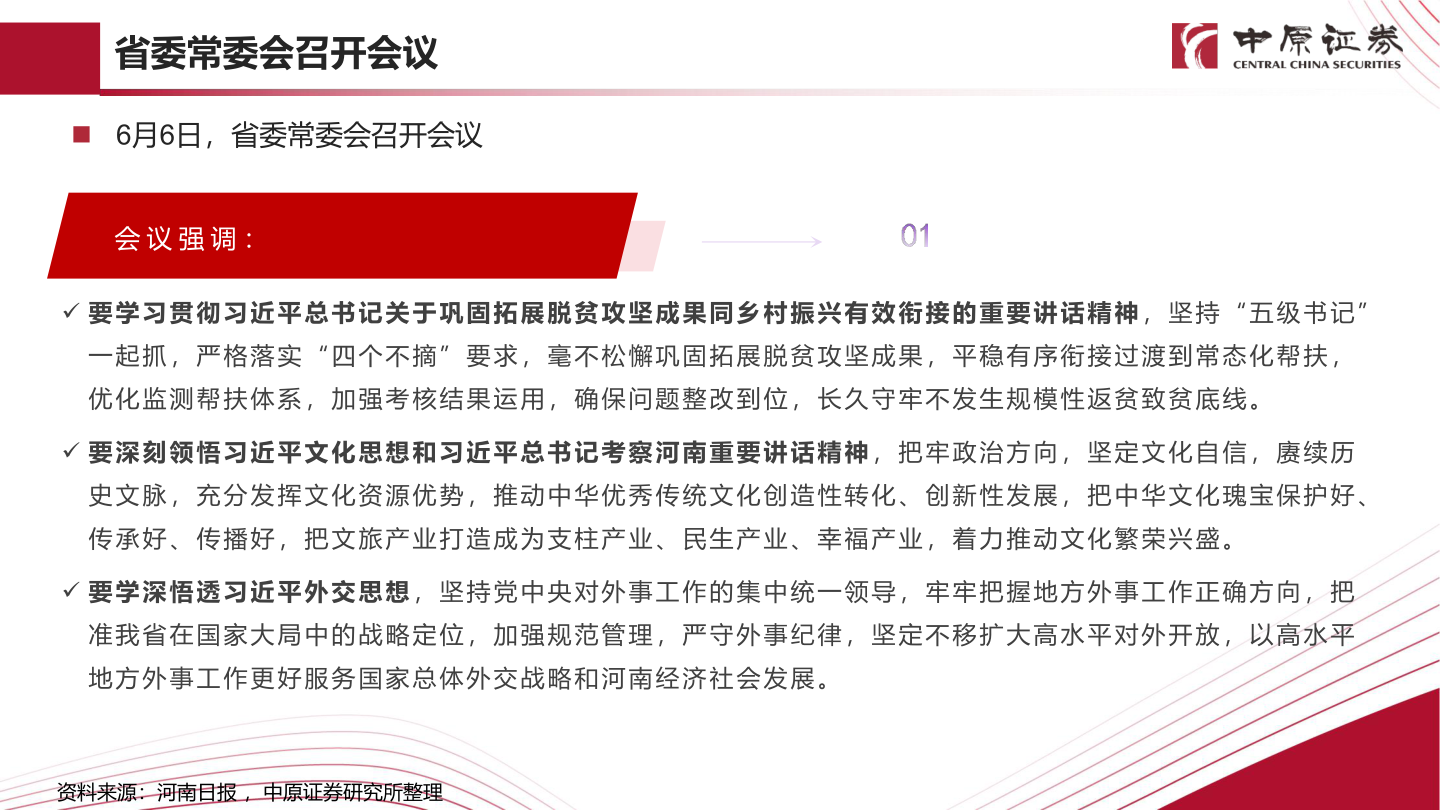 谁能回答省委常委会召开会议