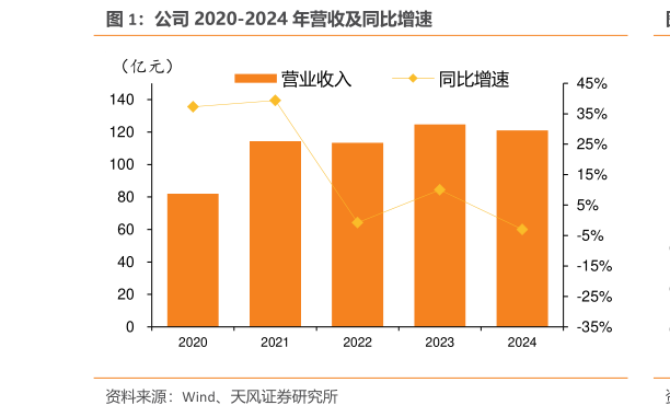 如何才能公司 2020-2024 年营收及同比增速?