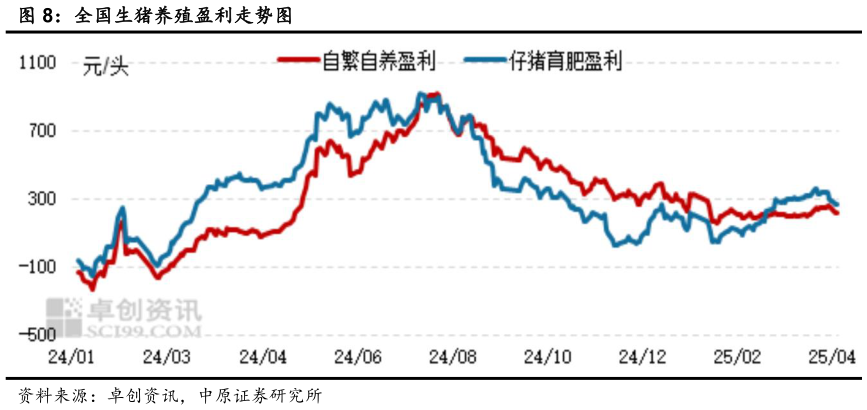 咨询大家全国生猪养殖盈利走势图