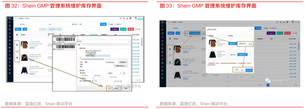 如何解释Shein GMP 管理系统维护库存界面 Shein GMP 管理系统维护库存界面