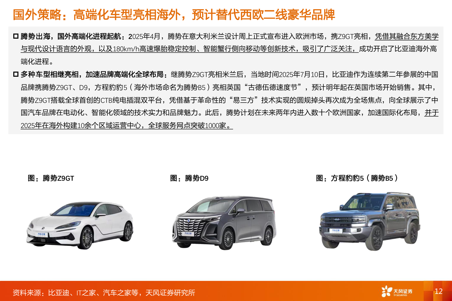 如何才能国外策略：高端化车型亮相海外，预计替代西欧二线豪华品牌