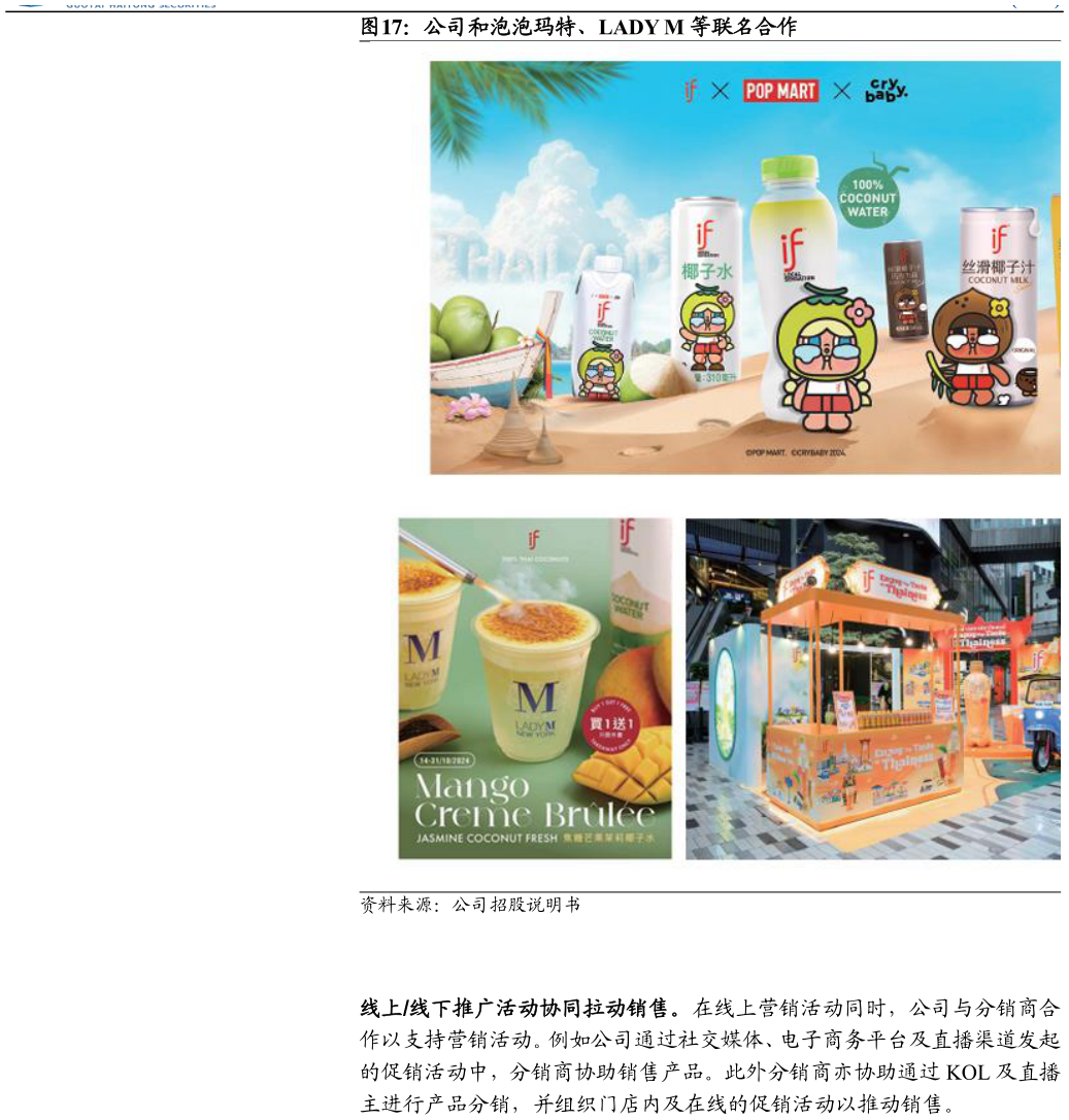 如何了解公司和泡泡玛特、LADY M 等联名合作