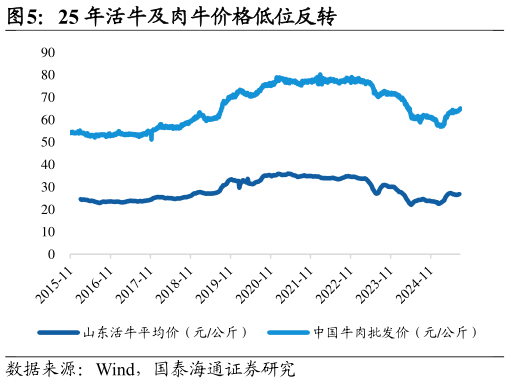 一起讨论下25 年活牛及肉牛价格低位反转?