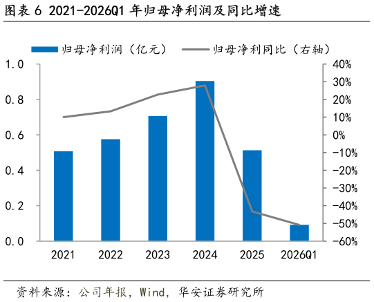 如何才能2021-2026Q1 年归母净利润及同比增速?