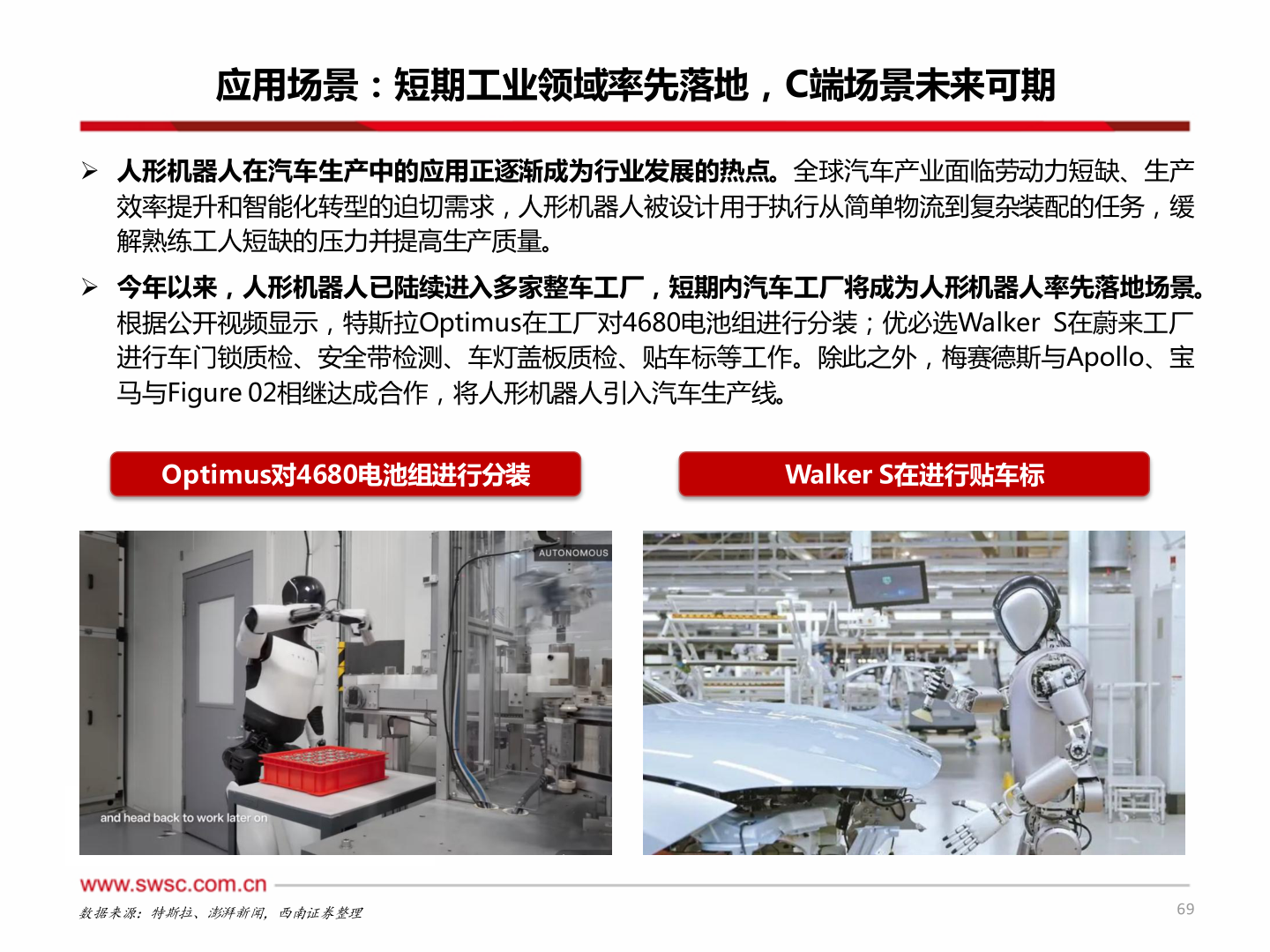 想关注一下应用场景:短期工业领域率先落地,C端场景未来可期?