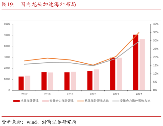 想问下各位网友国内龙头加速海外布局?