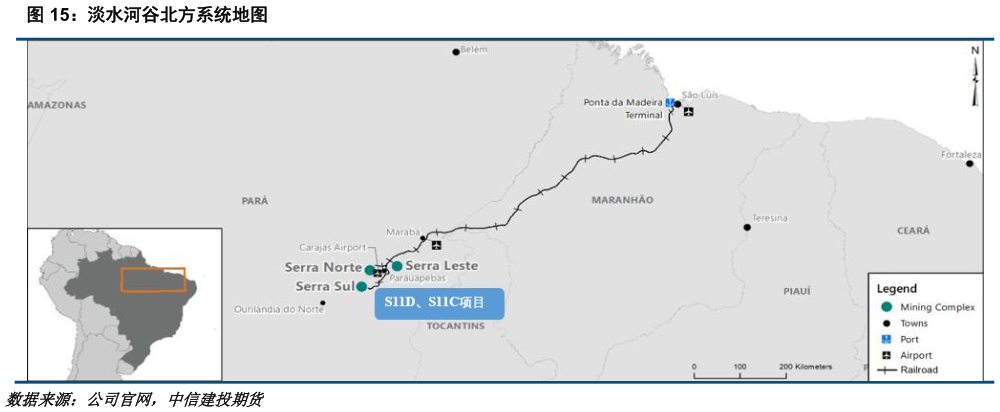 我想了解一下淡水河谷北方系统地图