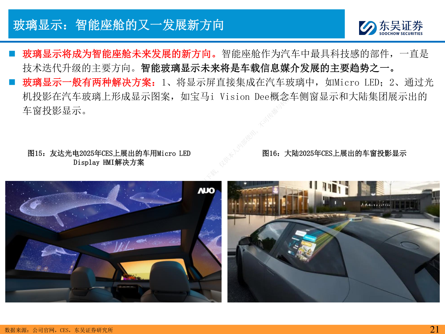 想关注一下玻璃显示：智能座舱的又一发展新方向