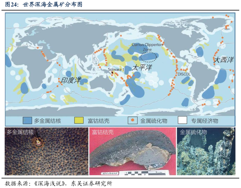 各位网友请教一下世界深海金属矿分布图?