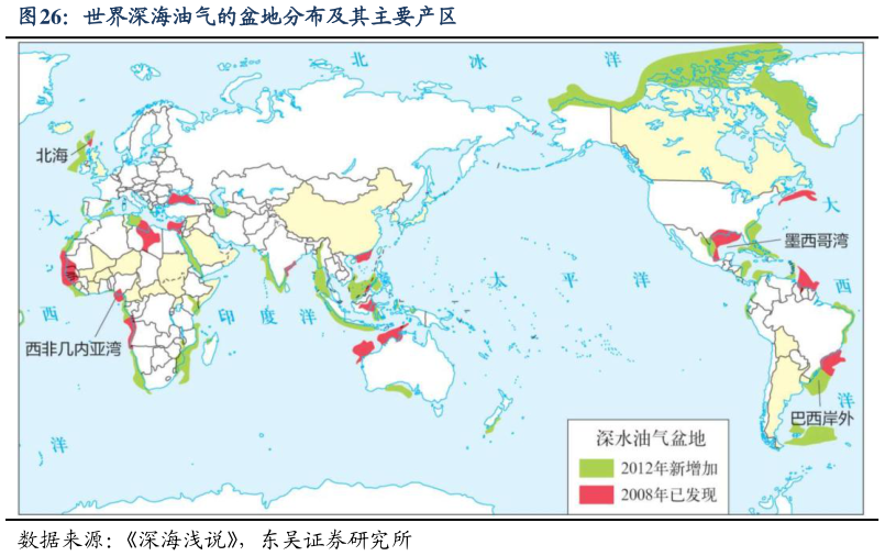 咨询大家世界深海油气的盆地分布及其主要产区?