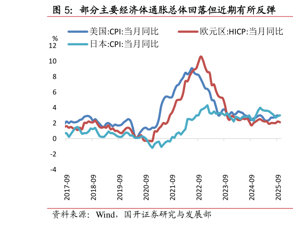 咨询大家部分主要经济体通胀总体回落但近期有所反弹  2026 年全球通胀或继续回落但仍高于疫情前