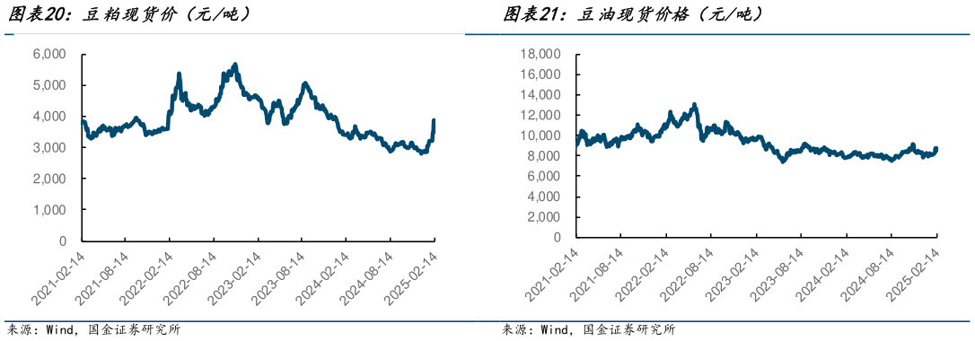 想关注一下豆粕现货价（元吨）豆油现货价格（元吨）?