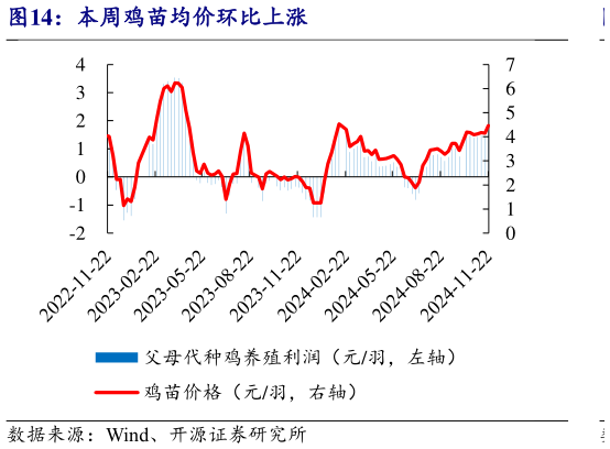 怎样理解本周鸡苗均价环比上涨?