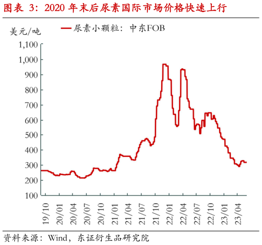 如何了解2020 年末后尿素国际市场价格快速上行?