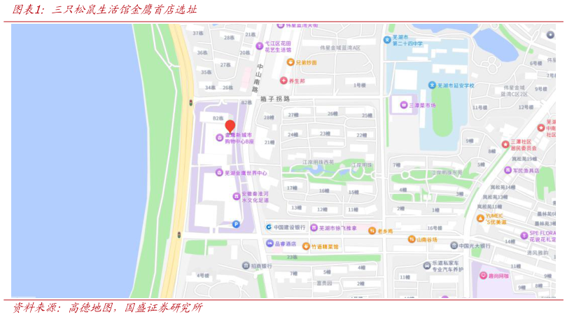 请问一下三只松鼠生活馆金鹰首店选址