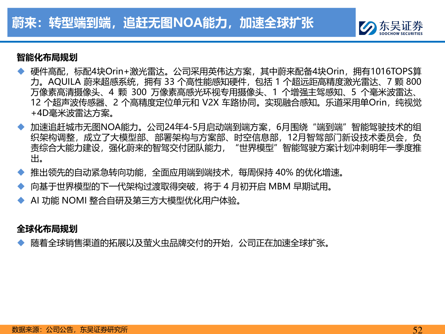 如何解释蔚来：转型端到端，追赶无图NOA能力，加速全球扩张