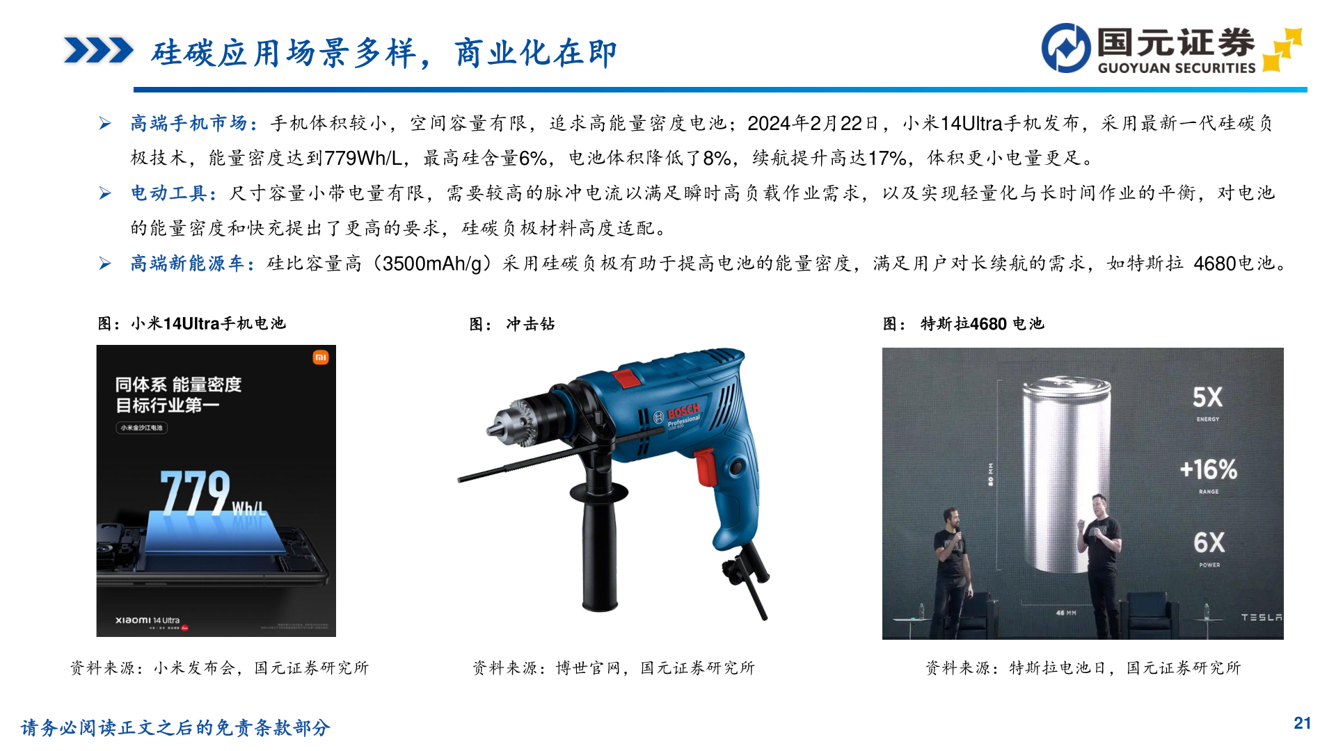 谁知道硅碳应用场景多样，商业化在即