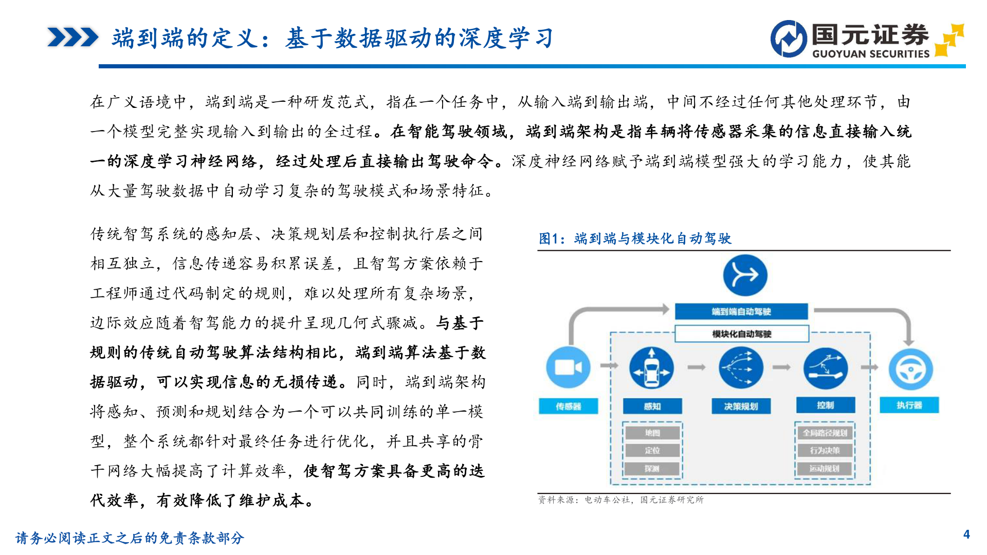 怎样理解端到端的定义：基于数据驱动的深度学习