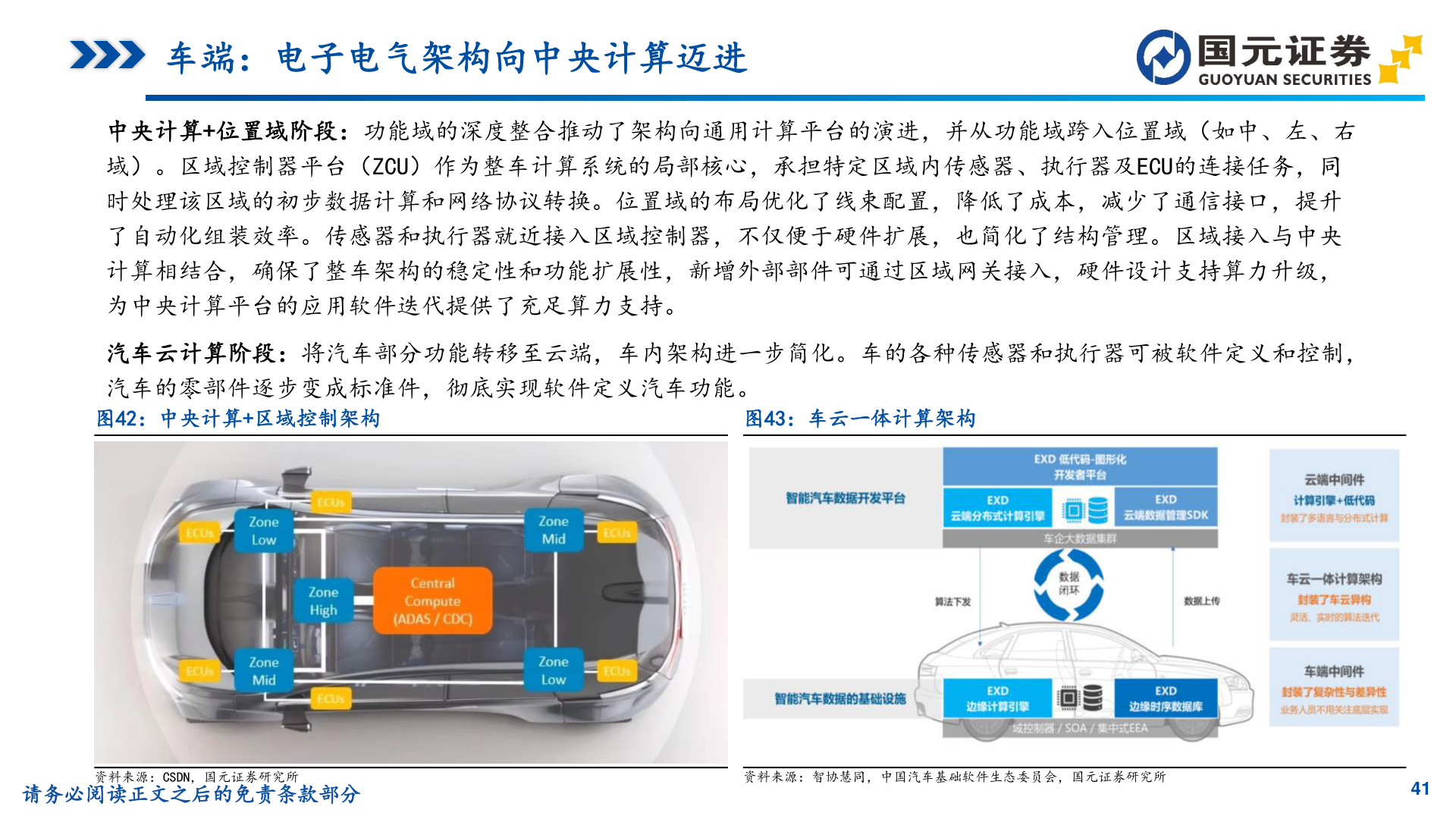 谁能回答车端：电子电气架构向中央计算迈进