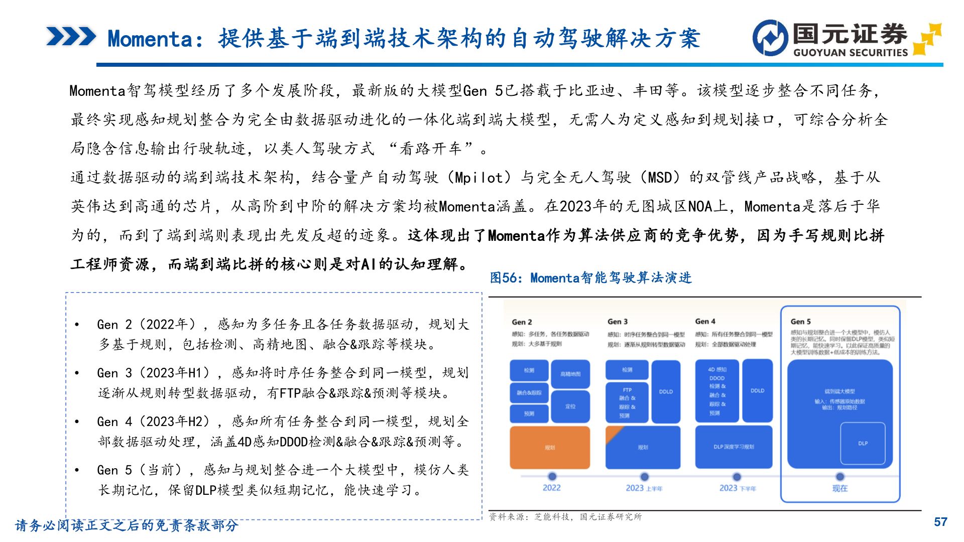 如何看待Momenta：提供基于端到端技术架构的自动驾驶解决方案