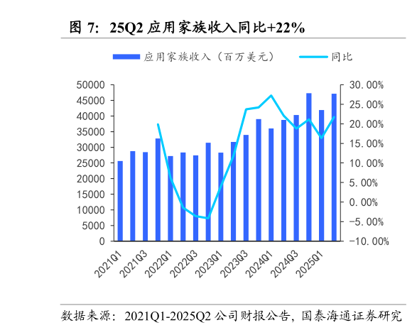 咨询大家25Q2 应用家族收入同比22%?