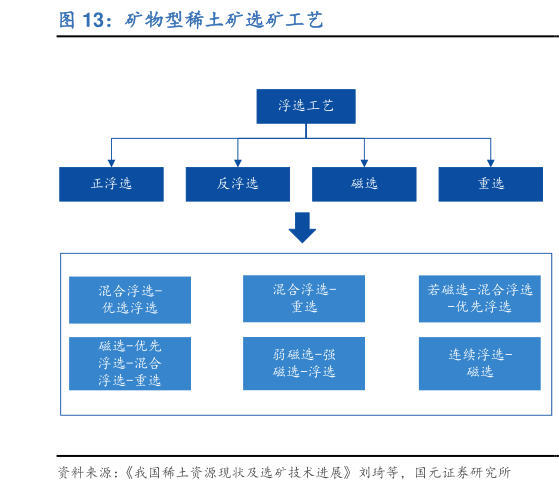咨询下各位矿物型稀土矿选矿工艺
