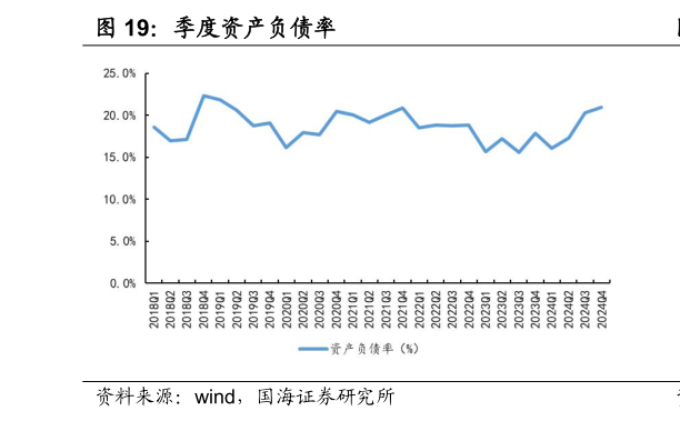 谁能回答季度资产负债率