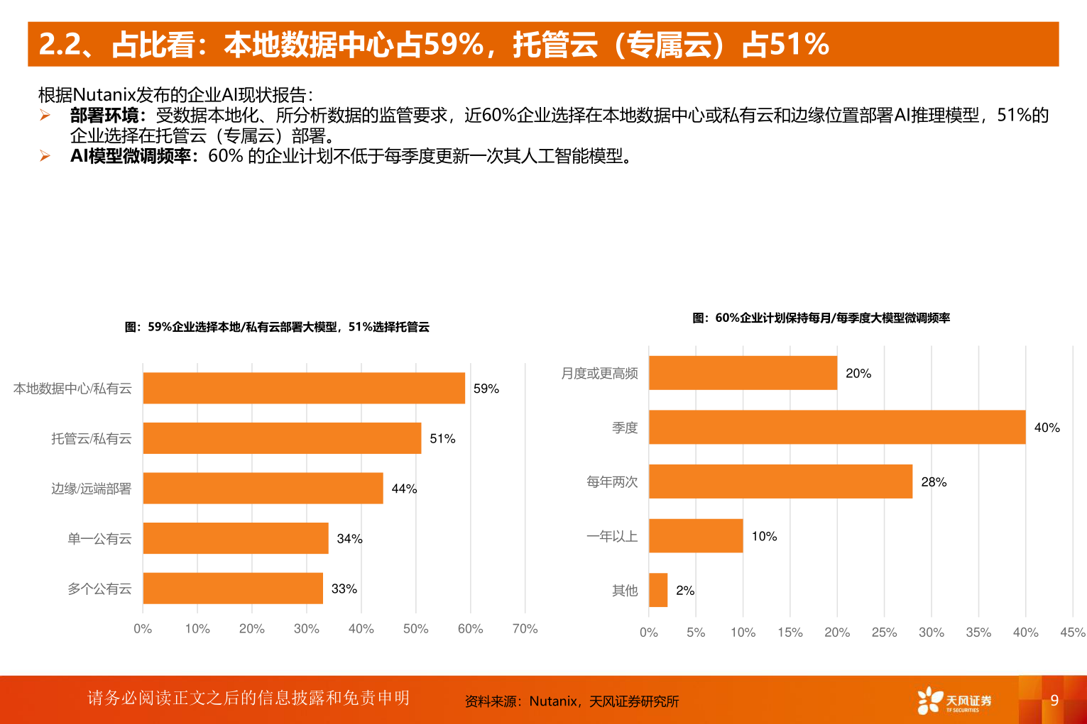 谁能回答2.2、占比看：本地数据中心占59%，托管云（专属云）占51%?