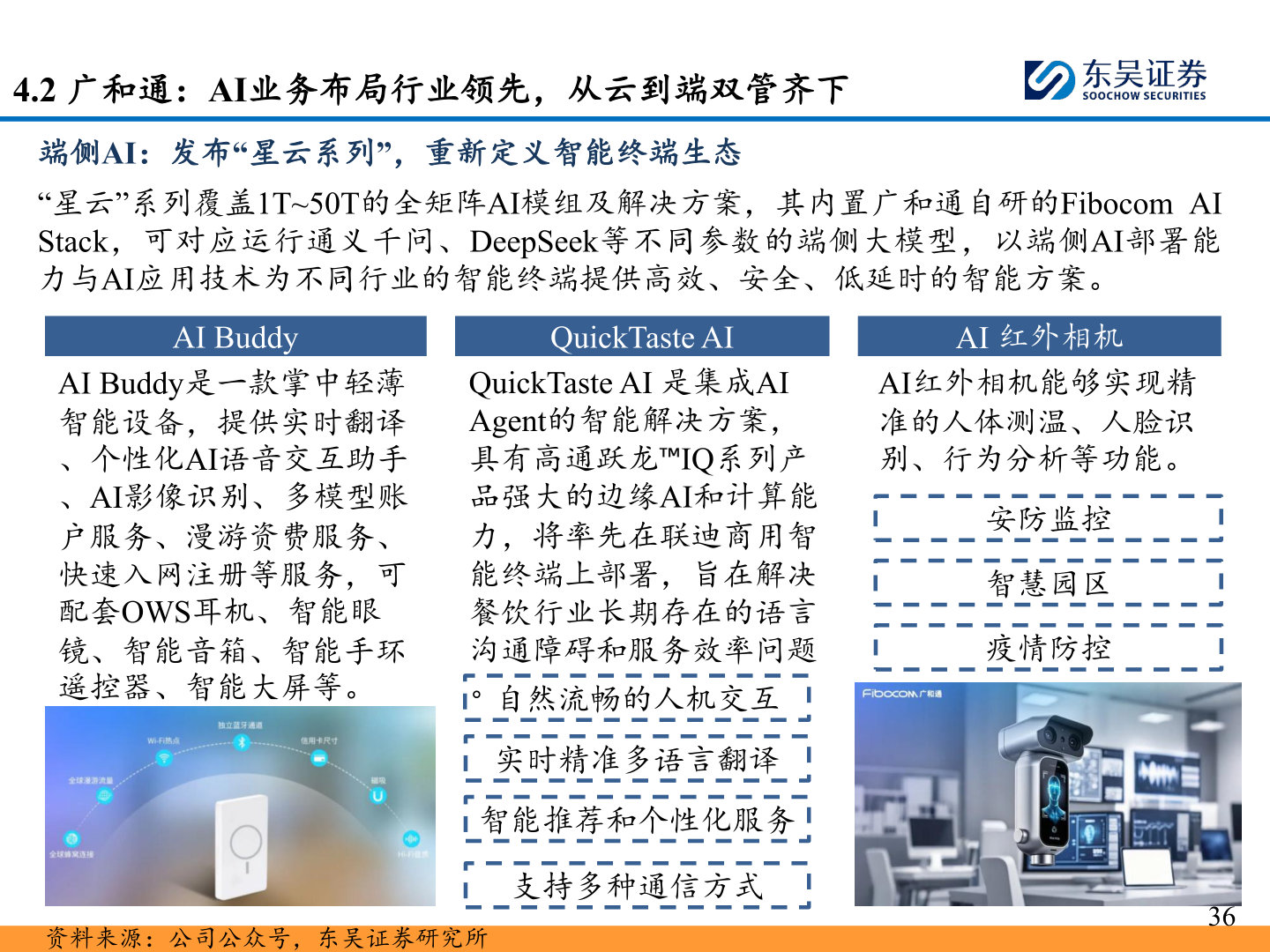 各位网友请教一下4.2 广和通：AI业务布局行业领先，从云到端双管齐下