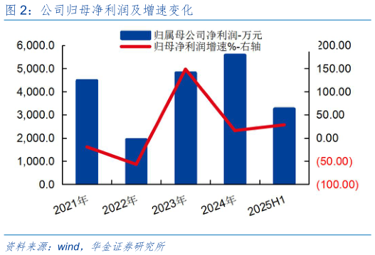 各位网友请教一下公司归母净利润及增速变化