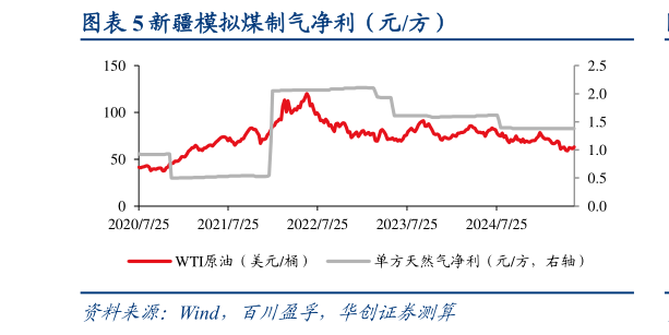 如何看待新疆模拟煤制气净利（元方）