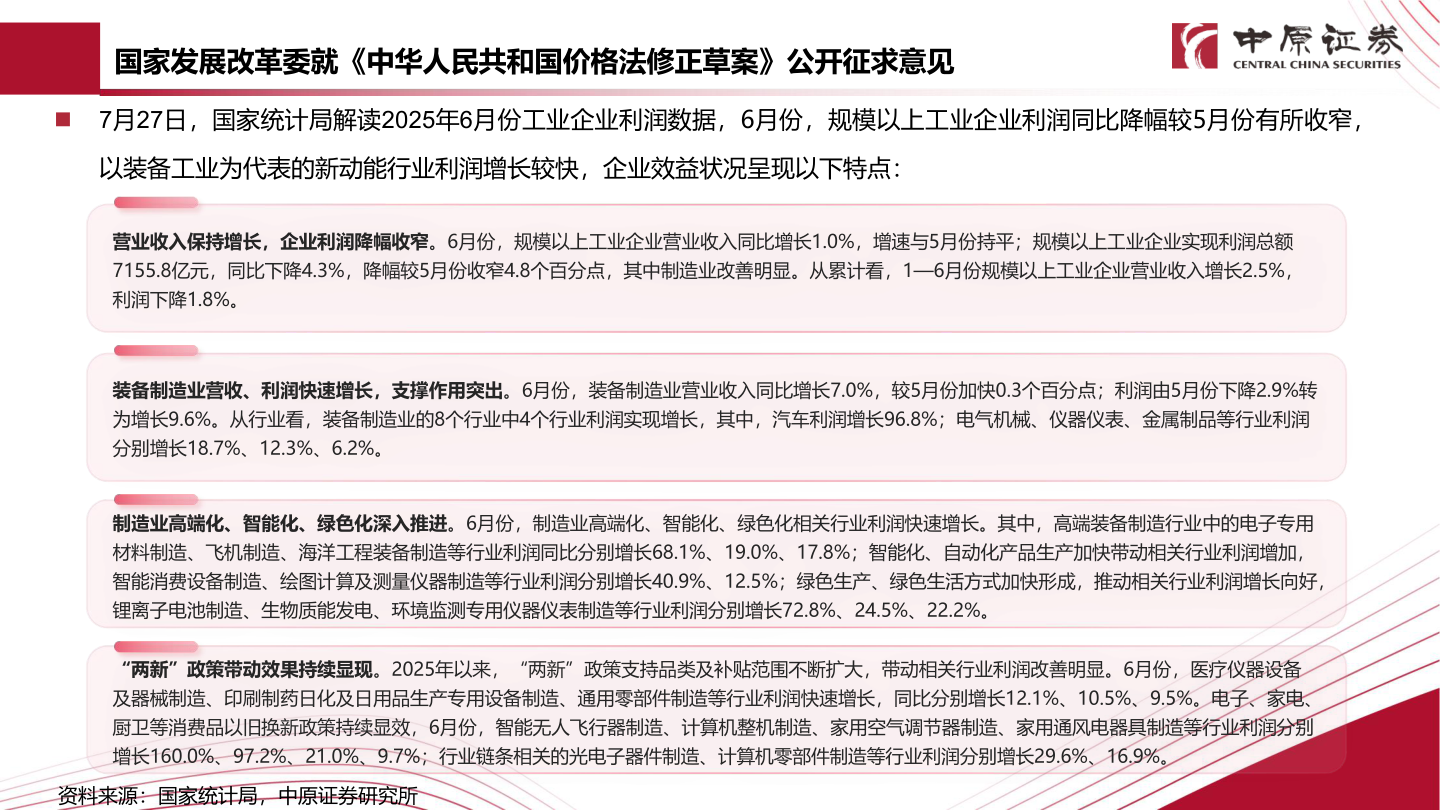 如何了解国家发展改革委就《中华人民共和国价格法修正草案》公开征求意见
