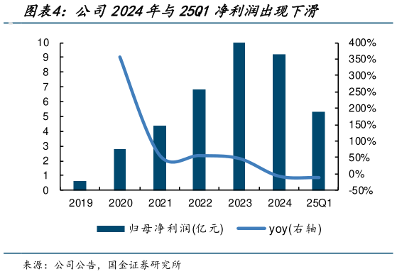 咨询下各位公司2024年与25Q1净利润出现下滑