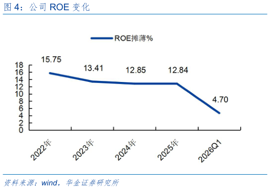 咨询大家公司 ROE 变化