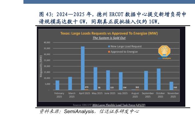 如何了解20242025 年，德州 ERCOT 数据中心提交新增负荷申