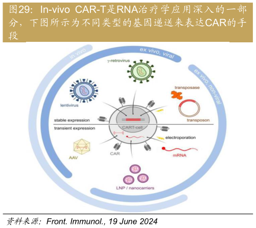 各位网友请教一下In-vivo  CAR-T是RNA治疗学应用深入的一部